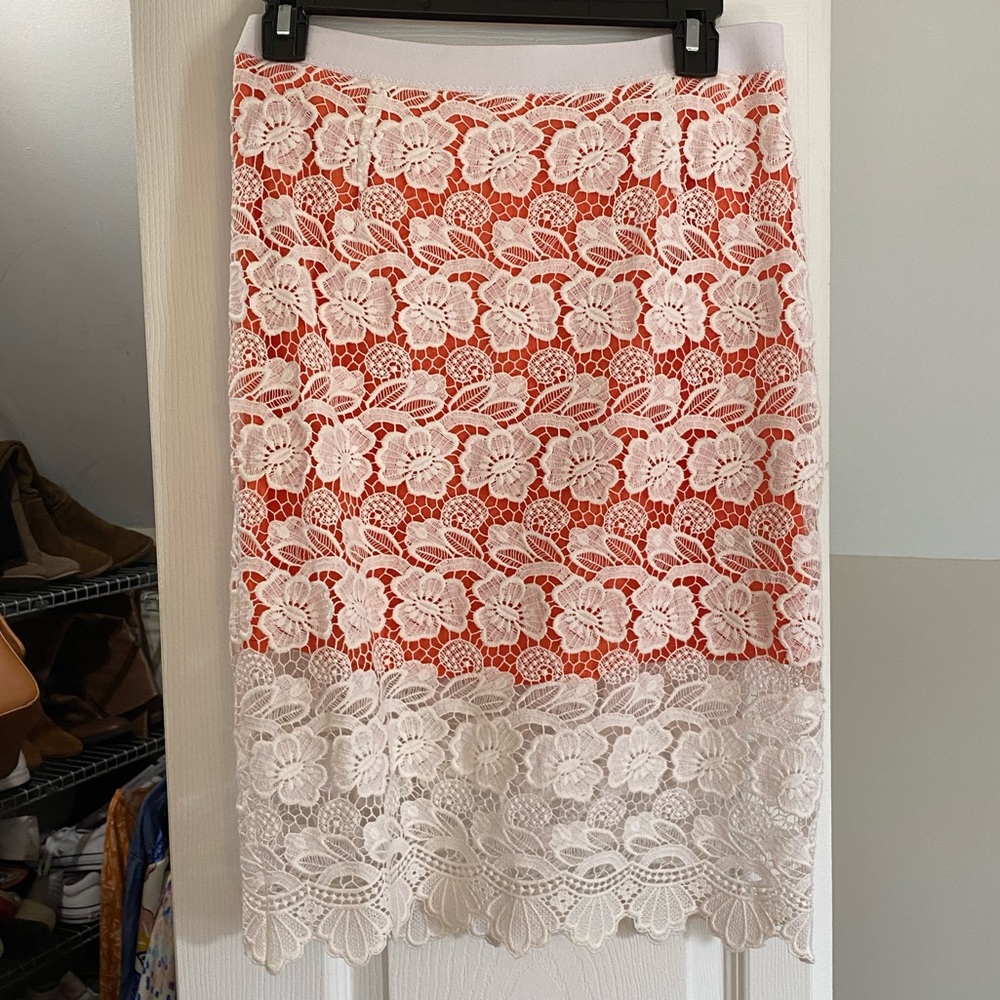 Rebecca Minkoff Lace overlay skirt
